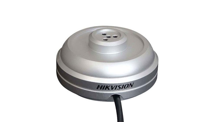 ?？低旽IKVISION DS-2FP1021監(jiān)控?cái)z像頭拾音器 音頻槍機(jī)外接拾音器 高保真收音降噪攝像機(jī)專用拾音器