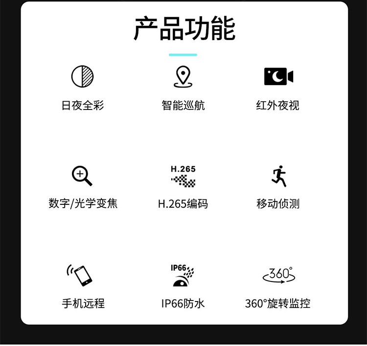 智能警戒球機