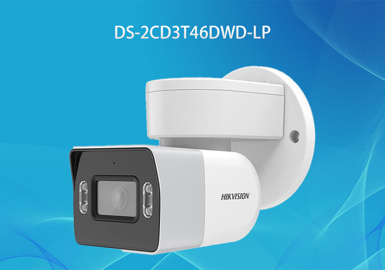 ?？低?00萬全彩雙光攝像機DS-2CD3T46DWD-LP筒型網(wǎng)絡監(jiān)控攝像機