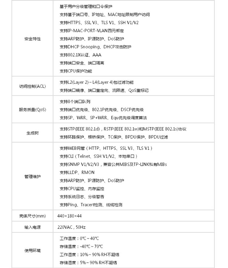 普聯(lián) 千兆上聯(lián)以太網PoE交換機